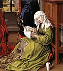 Rogier Van Der Weyden Canvas Paintings - The Magdalene Reading